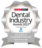 Dental Industry awards 2023 highly commended team of the year fewer than 25 employees