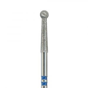 NTI Z-Cut FG Zirpan Diamond Instrument - Long Round with Conical Collar