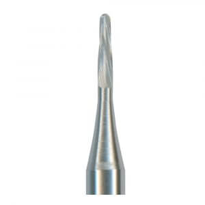 NTI Tungsten Carbide Burs H23 Round End Tapered Fissure