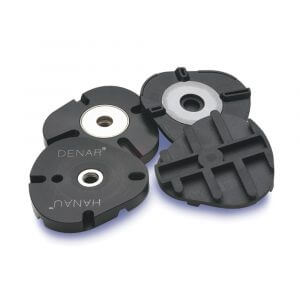 Denar articulator magnetic mounting plates