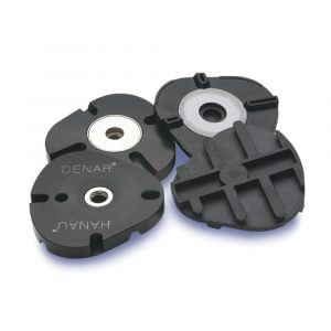 Denar articulator magnetic converter plates